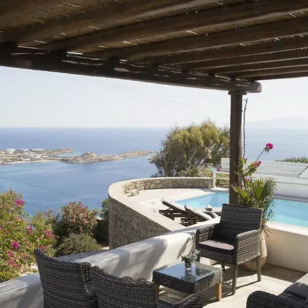 Elegant 8 Person Pool Villa, Spectacular Views Villa Mykonos Town